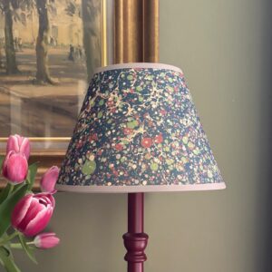 10” Dicky empire shade with grey trim