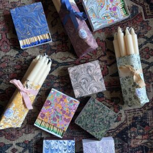 Wrapped Candles & Square Matchbox