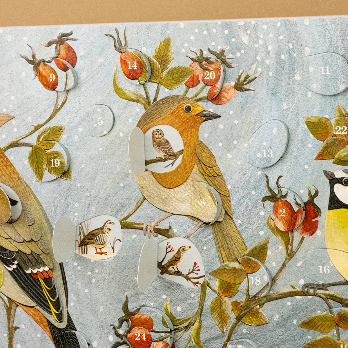 Winter Hedgerow Advent Card by Alice Melvin - Image 2