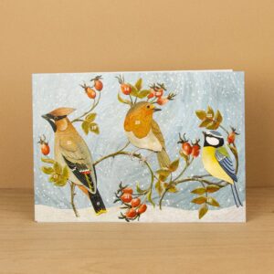 Winter Hedgerow Advent Card by Alice Melvin