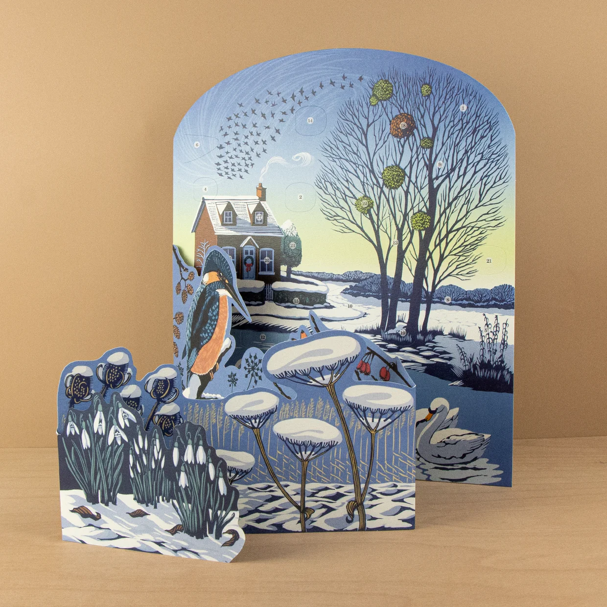 Winter Riverside Advent Calendar by Niki Bowers