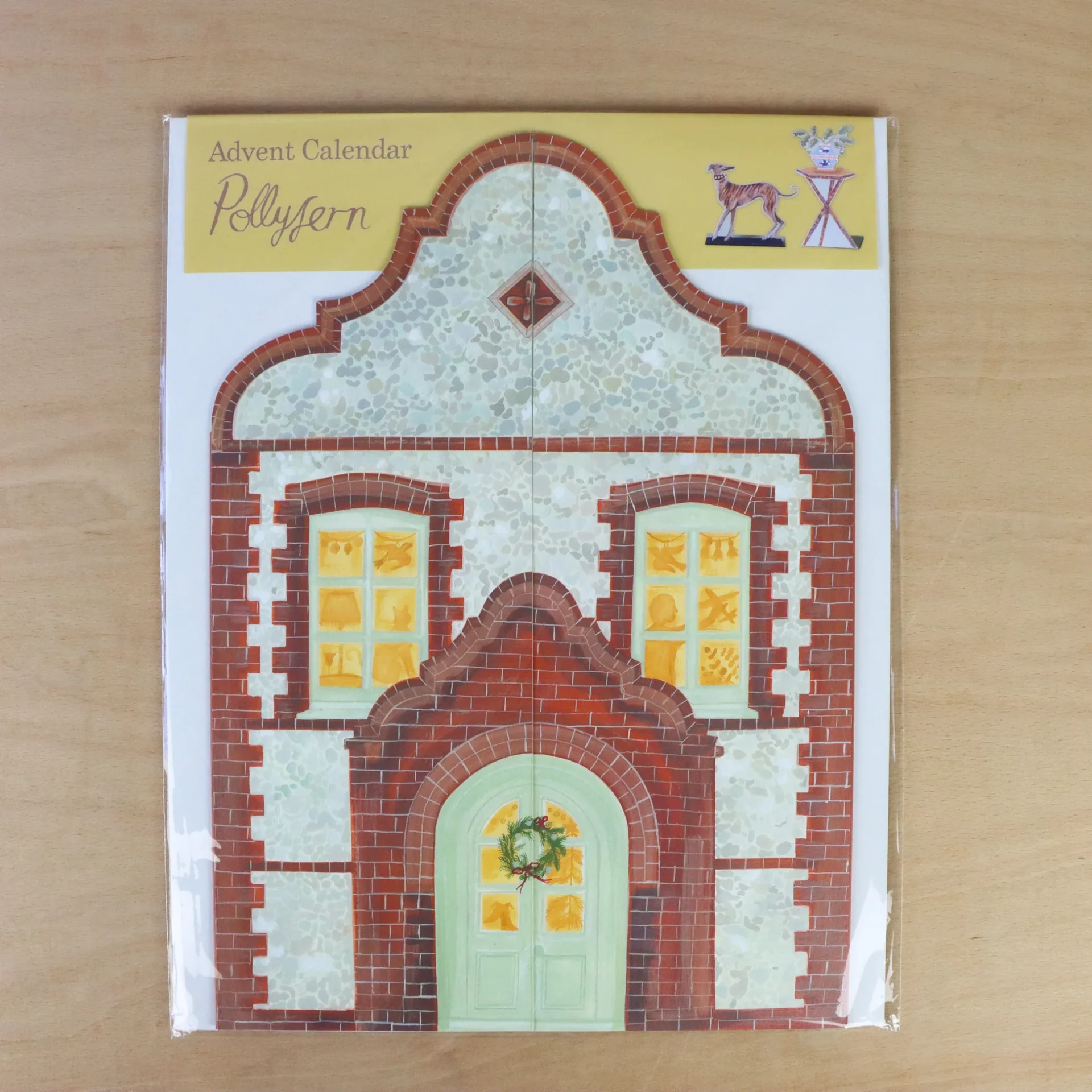 Festive Dutch Gable Advent Calendar by Polly Fern - Image 2