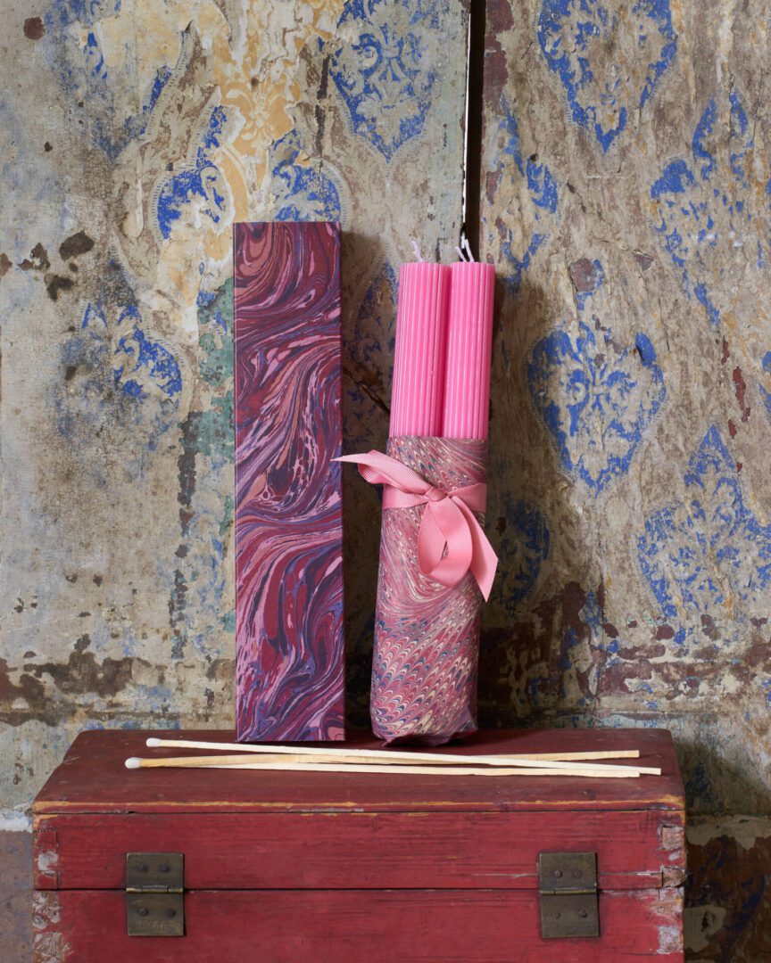 Scalloped Candles & Long Matchbox - Image 2