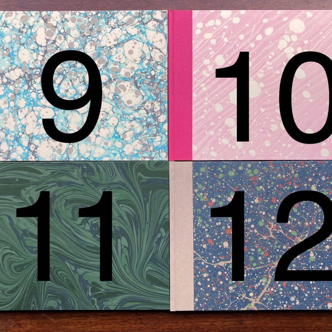 A4 Landscape Sketchbook Compton Marbling