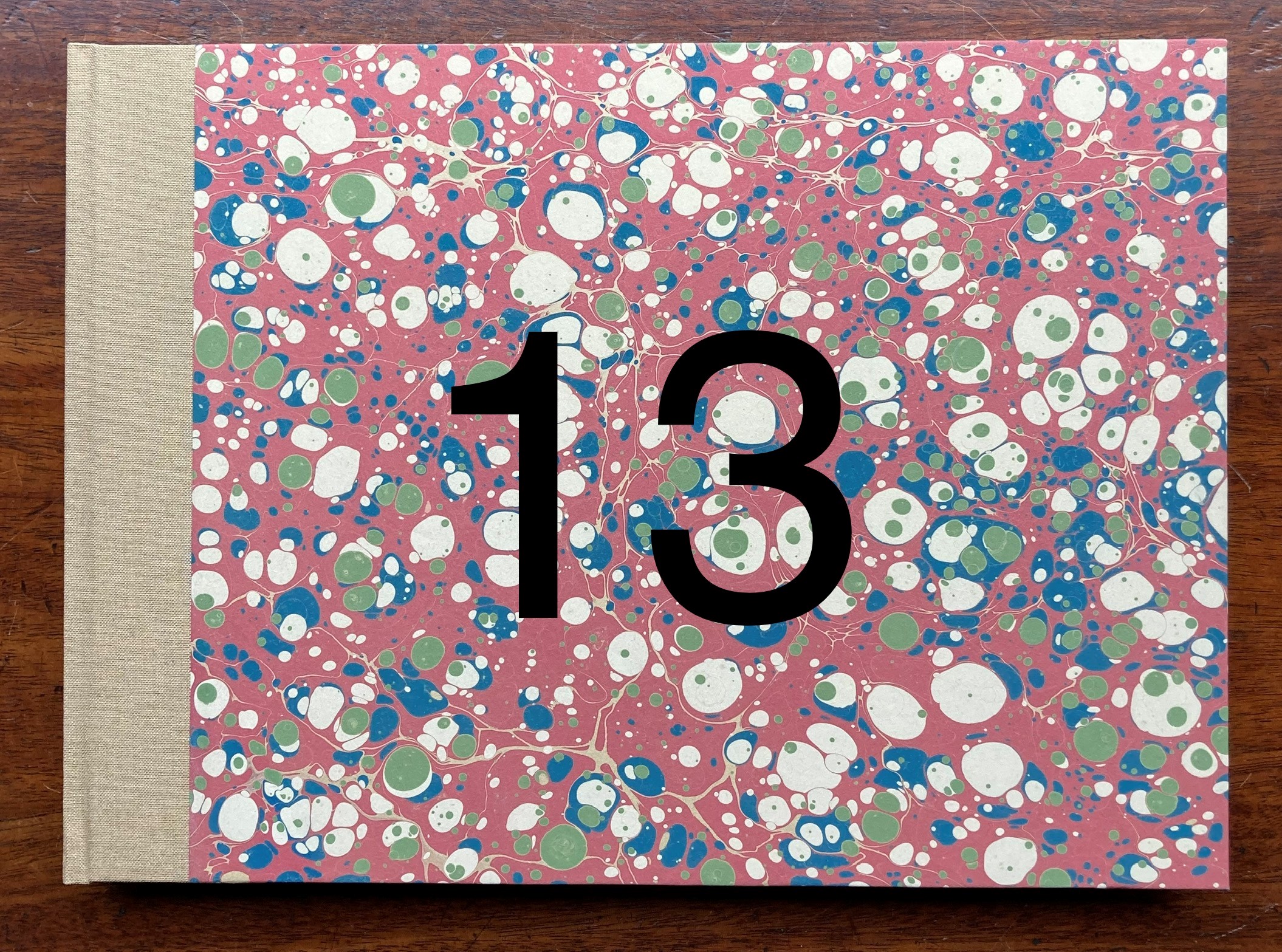 A4 Landscape Sketchbook Compton Marbling