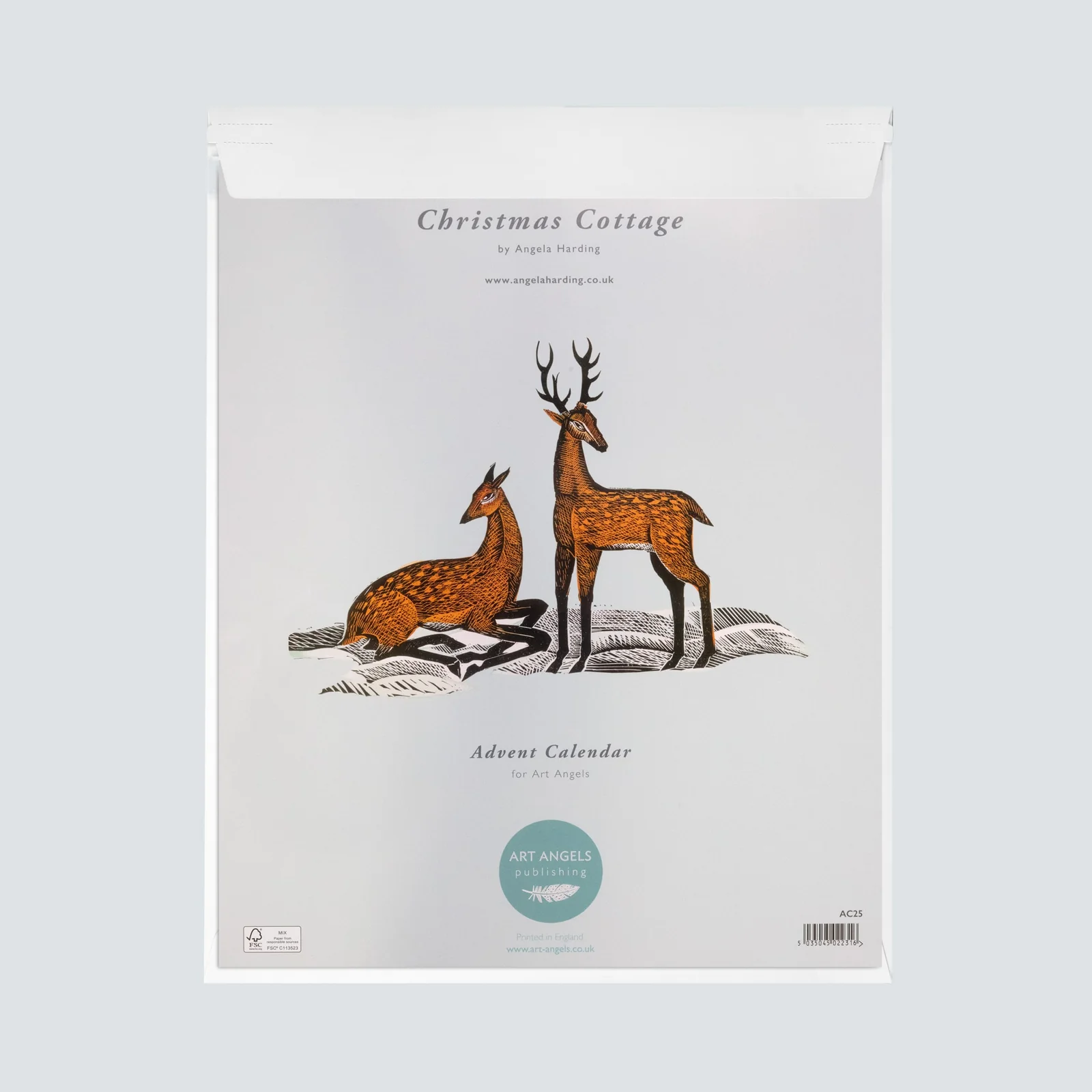 Christmas Cottage Advent Calendar by Angela Harding - Image 3