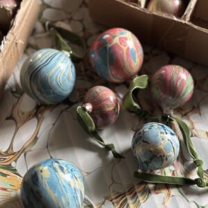 Large Christmas Baubles set of 2