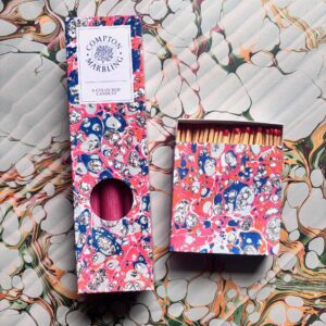 Coloured Candles & matcbox set