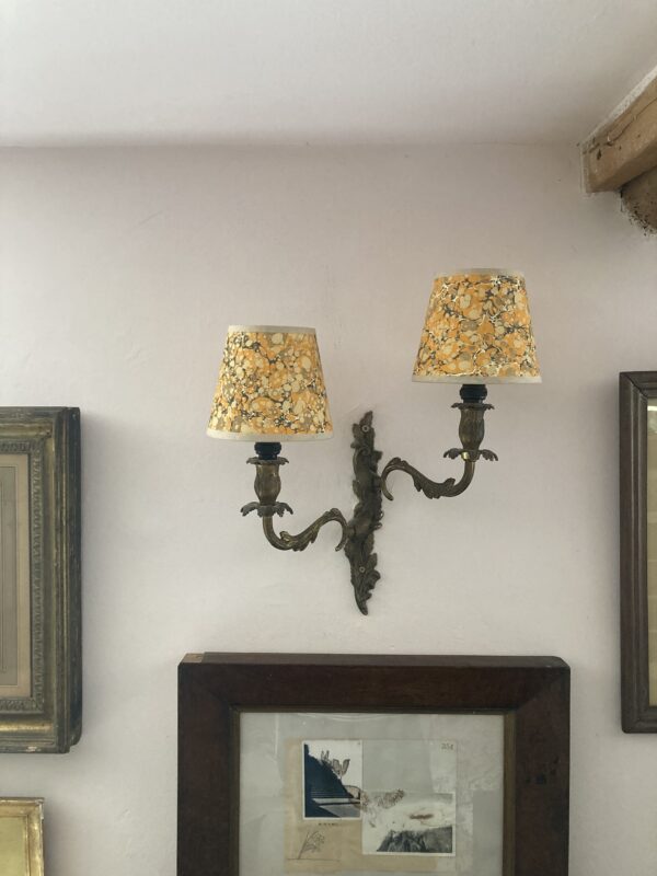 Plock 6" Candle Clip shade with Biscuit trim - Image 3