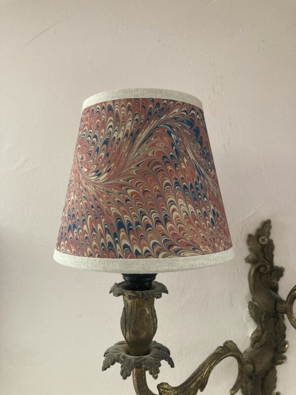 Quiddle 6" Candle Clip shade with linen trim - Image 2