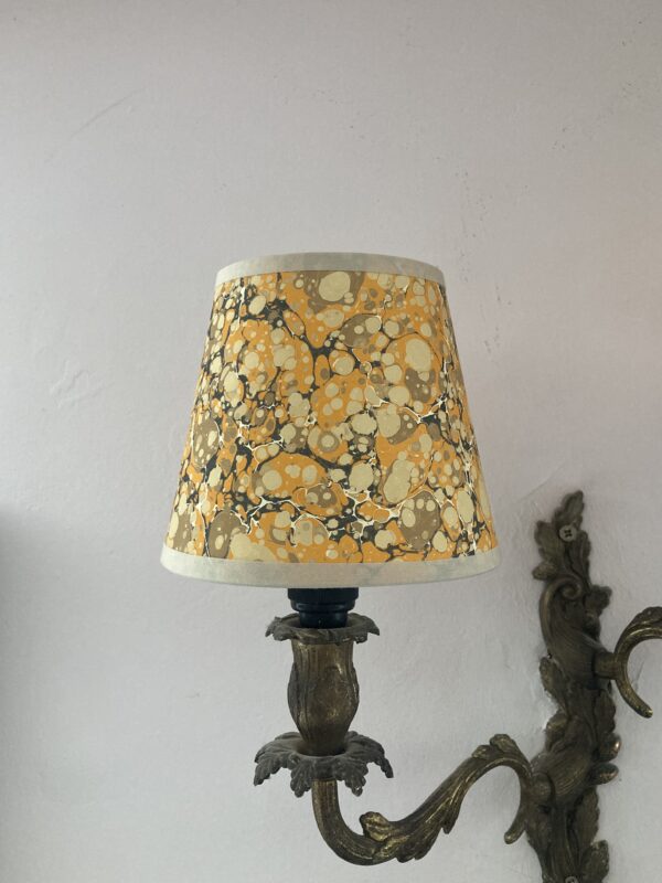 Plock 6" Candle Clip shade with Biscuit trim - Image 2