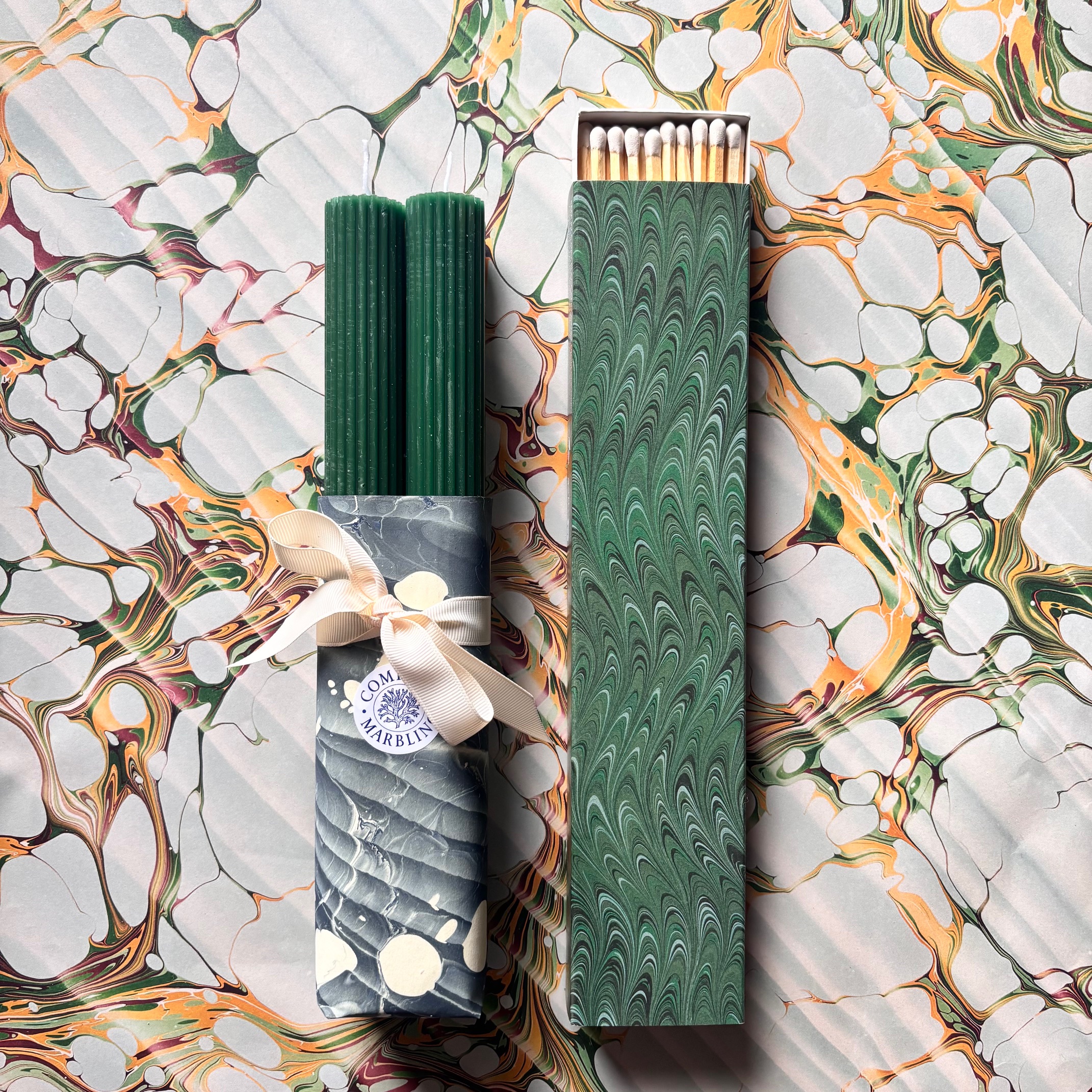 Scalloped Candles & Long Matchbox - Image 8