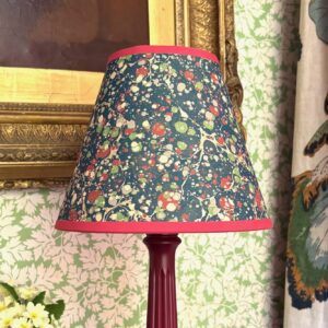 8” Dicky empire shade with red brick trim
