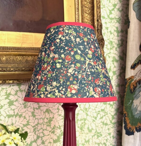 8” Dicky empire shade with red brick trim