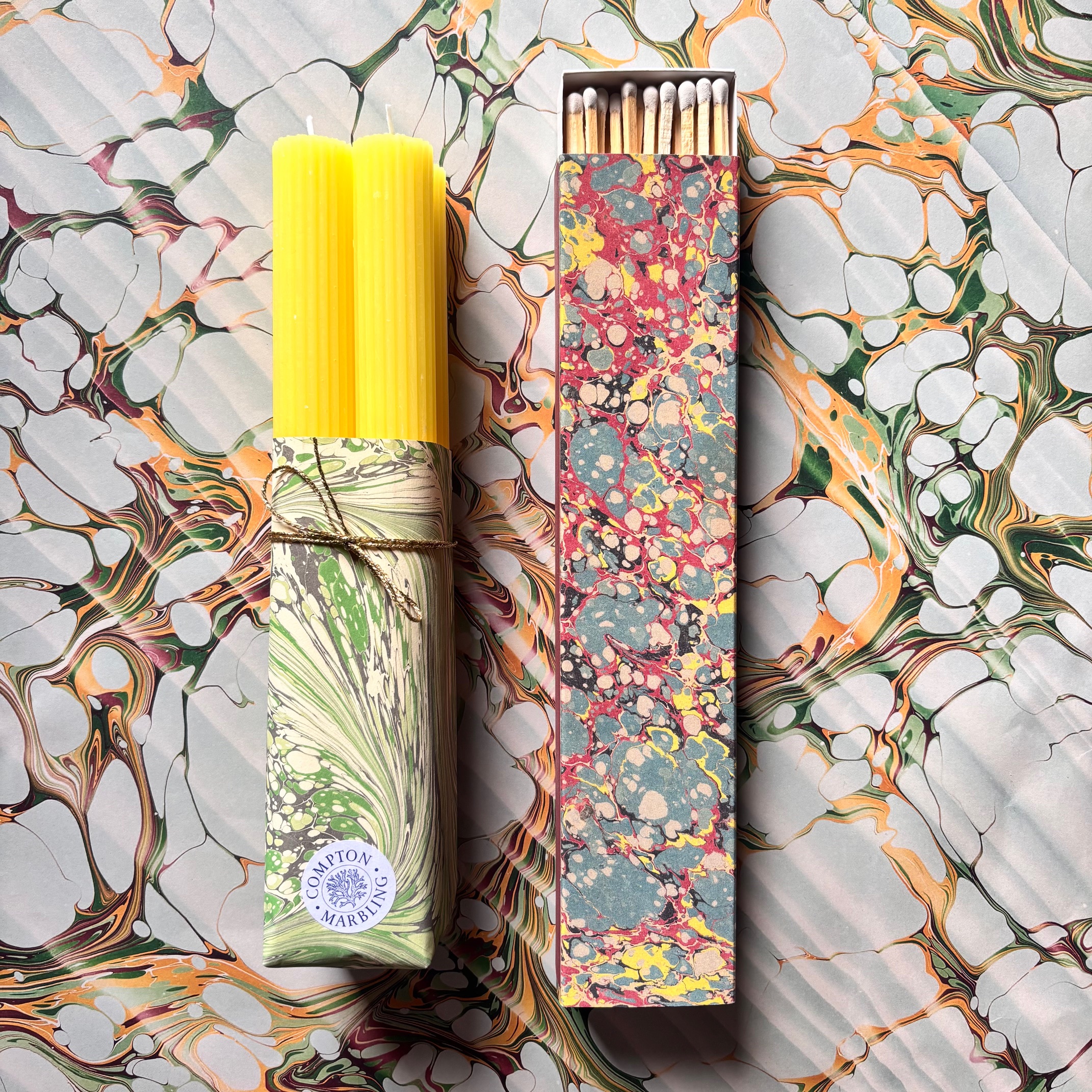 Scalloped Candles & Long Matchbox - Image 5