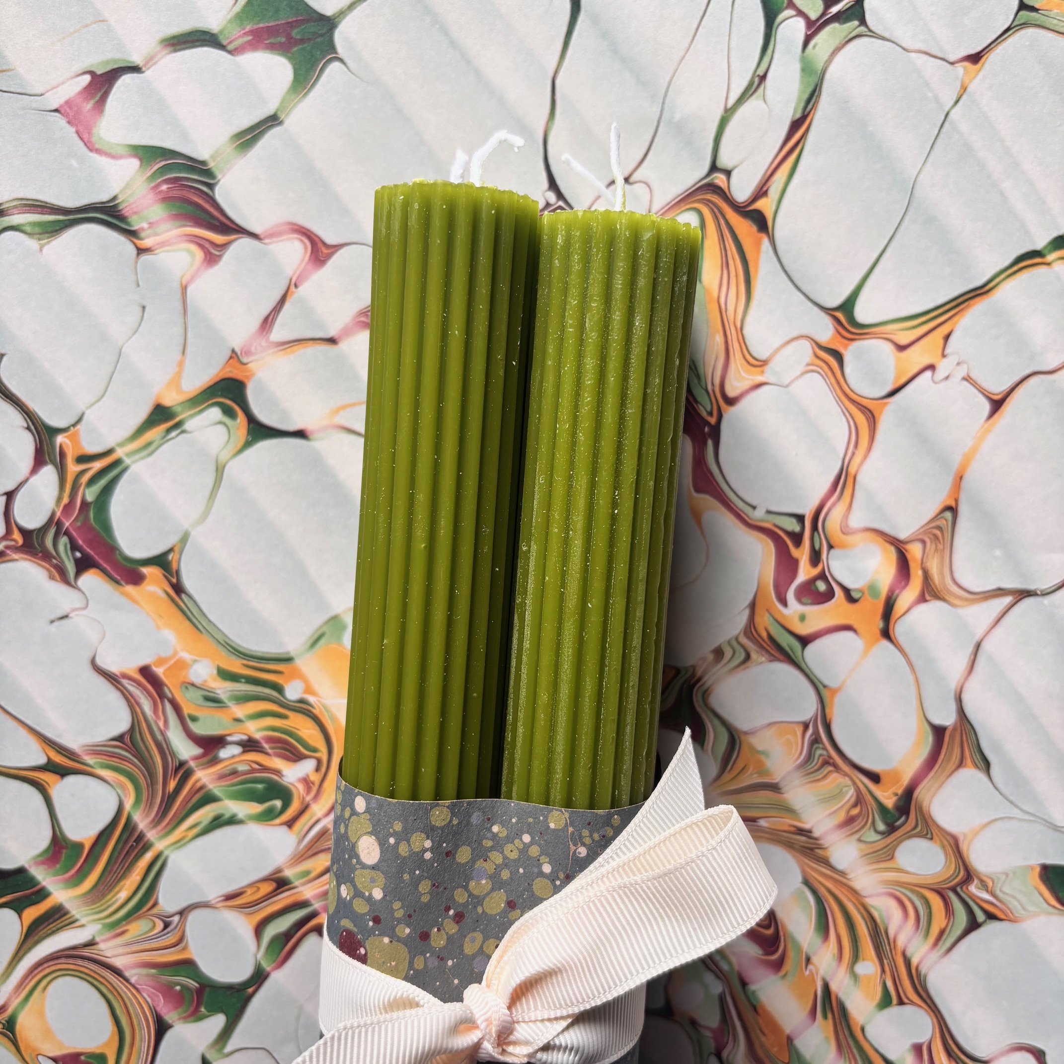 Scalloped Candles & Long Matchbox - Image 3