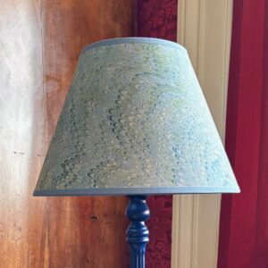 12” Vittle empire shade with blue trim