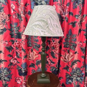 Green Wylye Lampbase with Shade